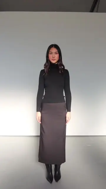 Easiest way to elevate an outfit. Shop the Ginny Turtleneck and Greta Column Ski