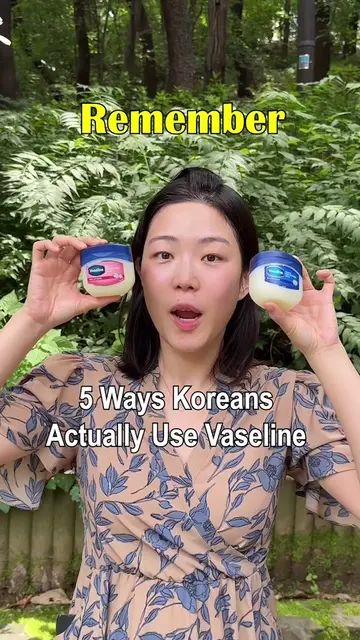 5 ways Koreans actually use Vaseline for everyday life! These are literal LIFE H