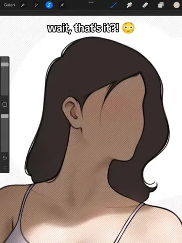 okkay, it saved time 😳 #procreate #digitalart #arttutorial #artist 