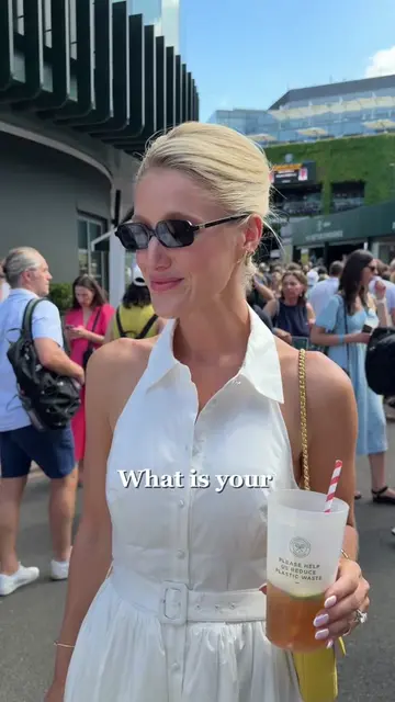 The most elegant tournament 🎾 @Leonora Smee @wimbledon #chic ##outfit #style #f