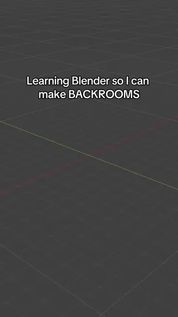 Learning Blender so I can make BACKROOMS #blender #blender3d #blendercommunity #