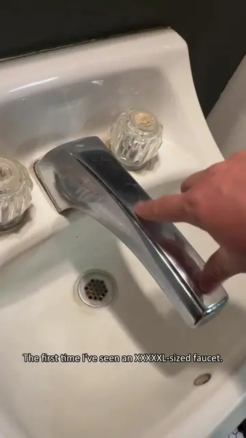 The most unexpected faucet failure 😂#faucet #plumbingfail#funny#fail# #sink 