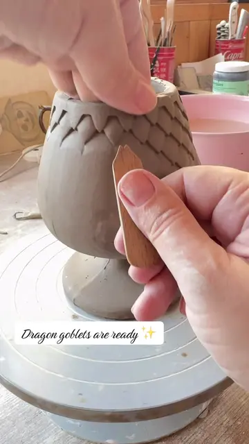 #handmademug #clayart #dragon #dragonscalemug #handmade 