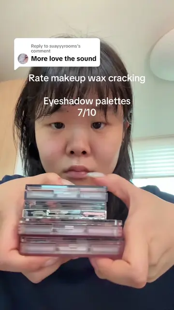 Replying to @suayyyrooms more makeup “wax squishy cracking” asmr but i’m not too