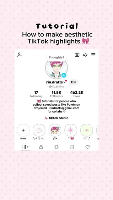 Save this tutorial for later. ✨ Here’s how to make aesthetic TikTok Highlights i