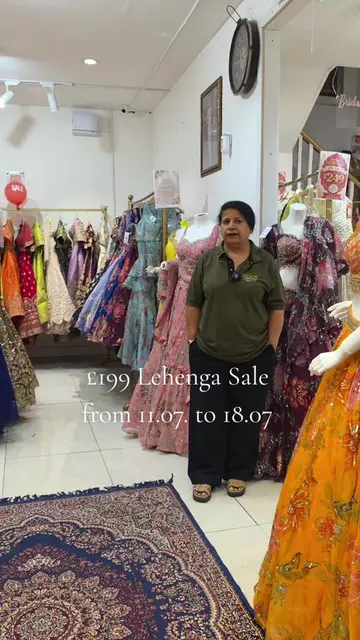 #flashsale #lovelehnga #birminghamuk  flash slae this week at Birmingham,  Diya'