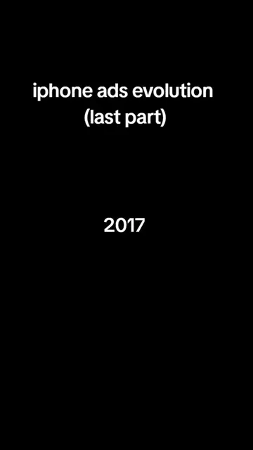 iphone ads evolution (last part) #iphone #phone #hype #fyp 