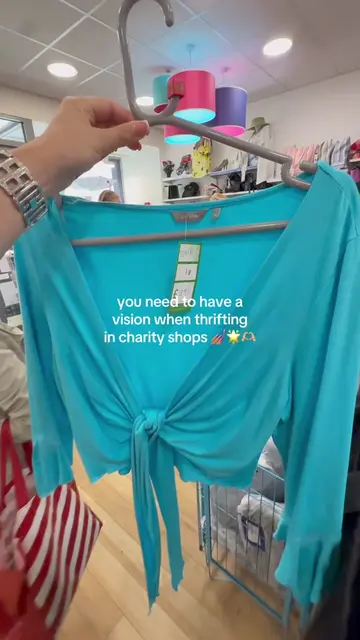 i will never skip a charity shop and this is exactly why … thrifting second hand