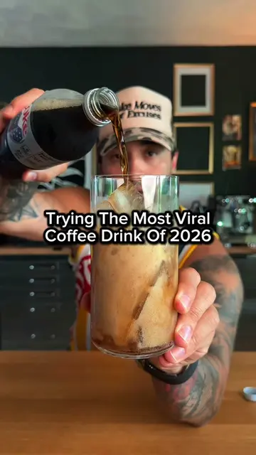 The most viral coffee drink of the year! #coffee #espresso #coffeetiktok #mycoff