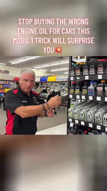 STOP BUYING THE WRONG ENGINE OIL FOR CARS THIS MOBIL 1 TRICK WILL SURPRISE YOU💥