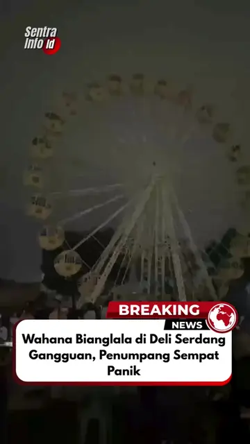 Suasana pasar malam di kawasan Simpang Beo, Desa Laut Dendang, Kecamatan Percut 