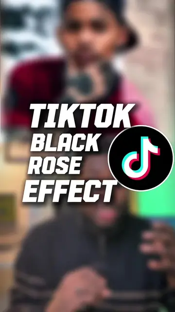 How To Do This Tiktok Black Rose Effect. #tiktoktips #ai #tiktokeffect #Tech #fy