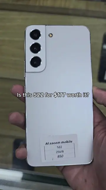 Is this Samsung S22 for 650 Aed worth it or nah? it seems everything is original
