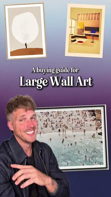 Drop any places you like for oversized home wall art below 🫡