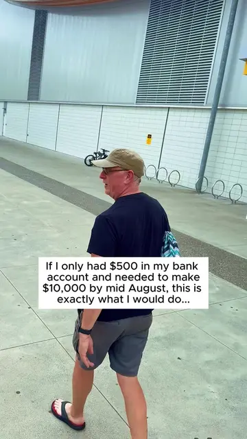 👇😎 If I had to start over tomorrow with just $500... I'd keep it simple. No gu