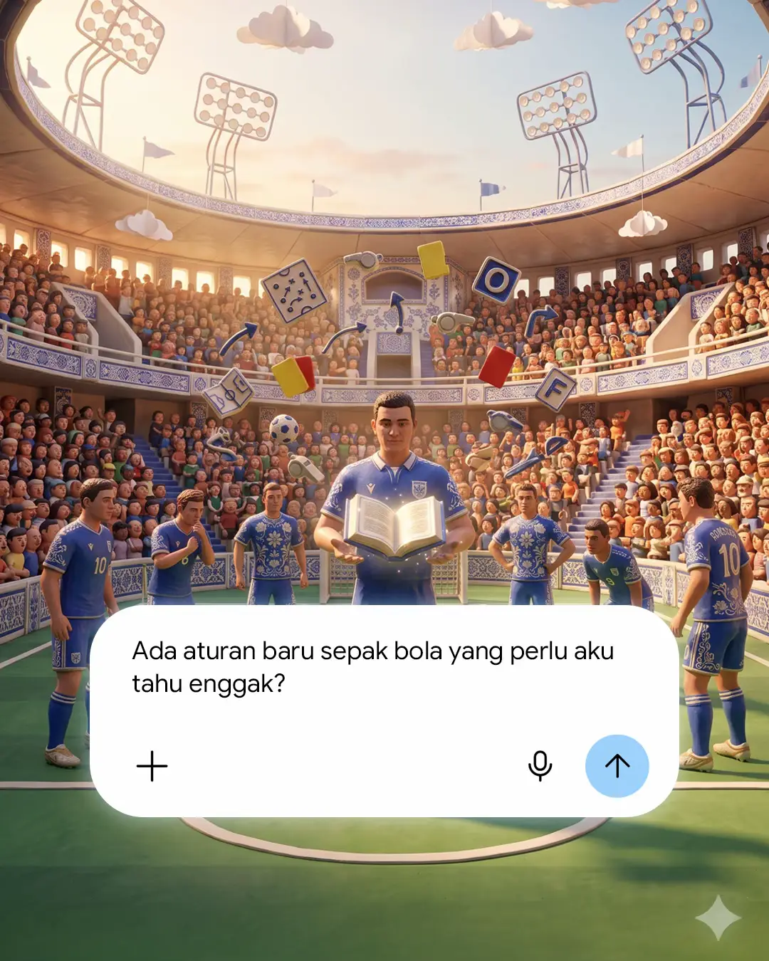 Gemini prompts starter pack buat musim pesta bola ⚽️🏃‍♂️ Save dulu buat nobar k