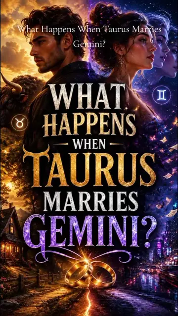 What Happens When Taurus Marries Gemini? Are you a Taurus ♉  Are you a Gemini ♊ 