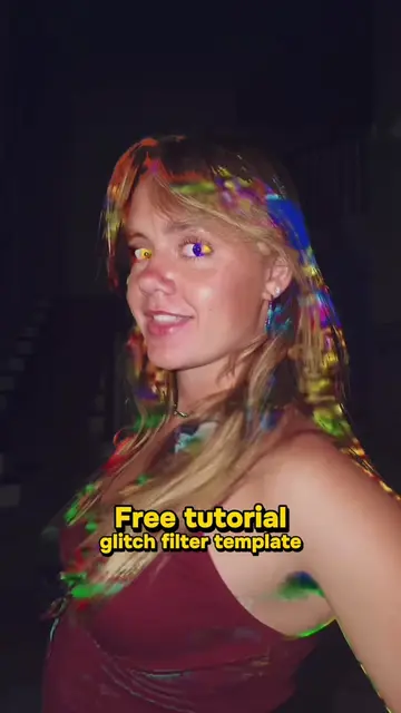 🔥glitch filter📈 glitch tutorial glitch effect glitch video tutorial glitch fac