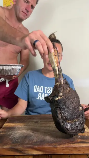 He never cooks it WELL!!! 🥩 #steak #couplecomedy 