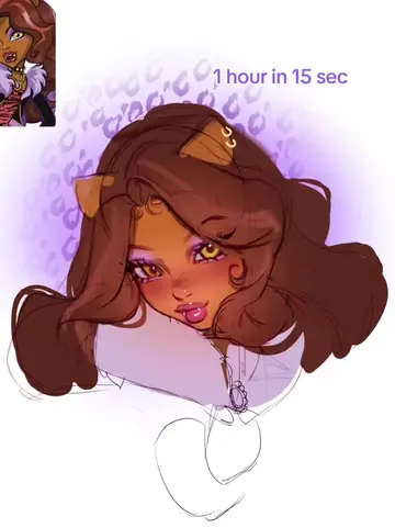 clawdeen 🐾 #monsterhigh #arttiktok 
