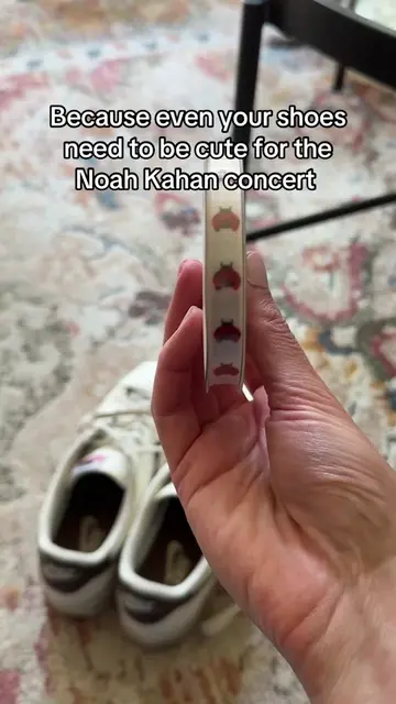 DIY ladybug laces for the Noah Kahan concert 🐞 Because I will be comfy and cute