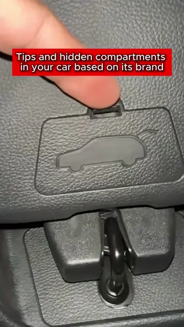 Tips and hidden compartments in your car based on its brand. #cars #mechanics #t