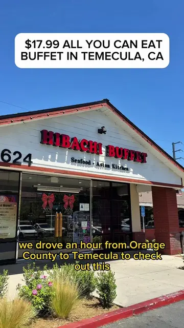 📍Hibachi Buffet @hibachibuffet_ca  27624 Jefferson Ave, Temecula, CA 92590 #res