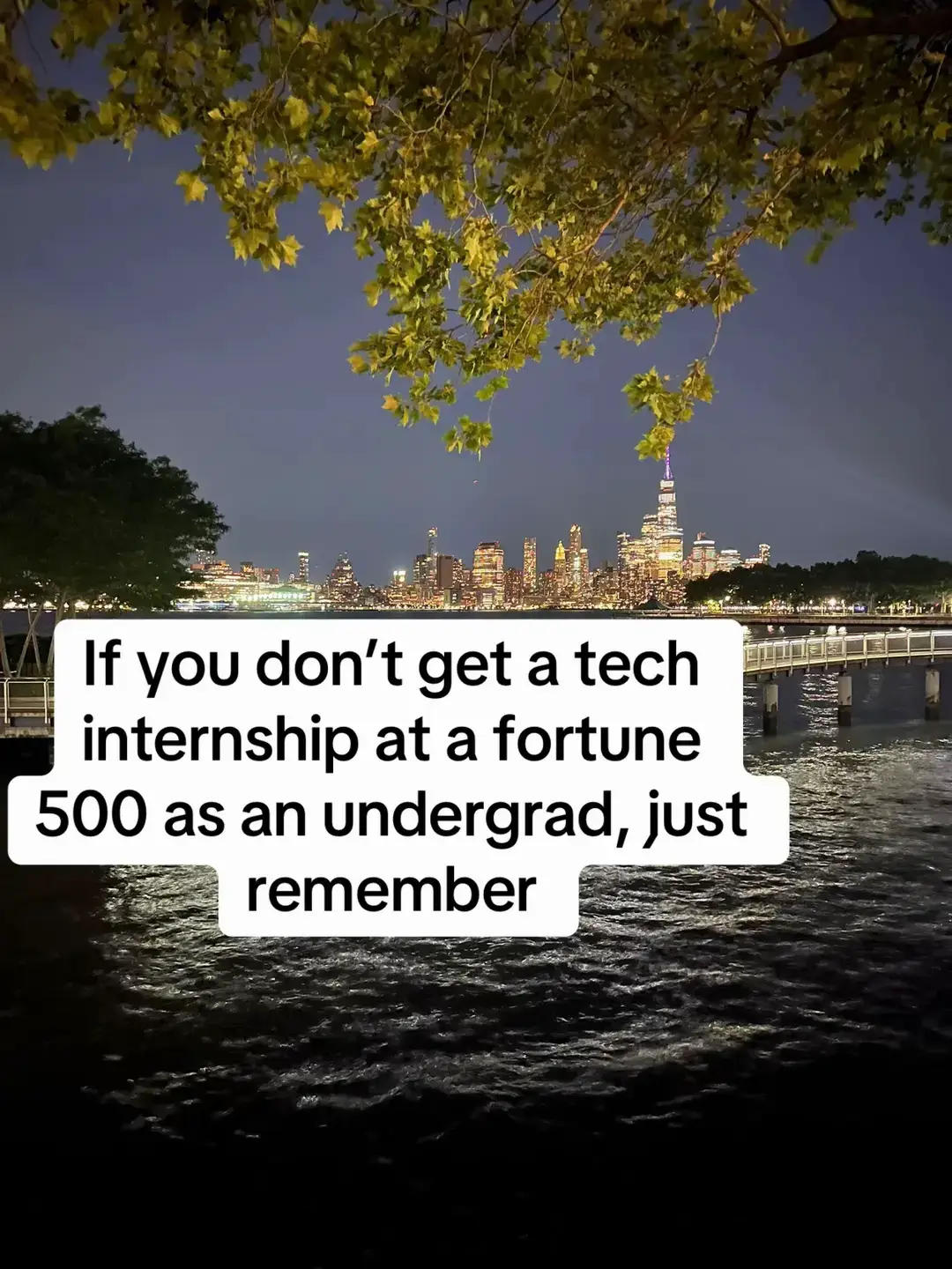 old repost but be patient and keep working hard #cs #Tech #internship #corporate