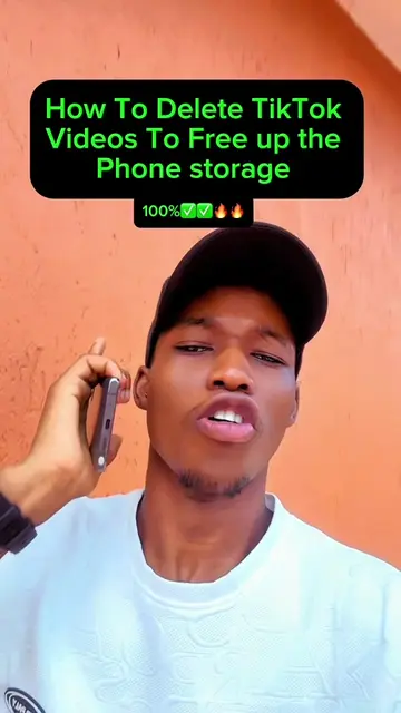 How to delete watched TikTok Videos to free up phone storage #fyp #TechTips #sto
