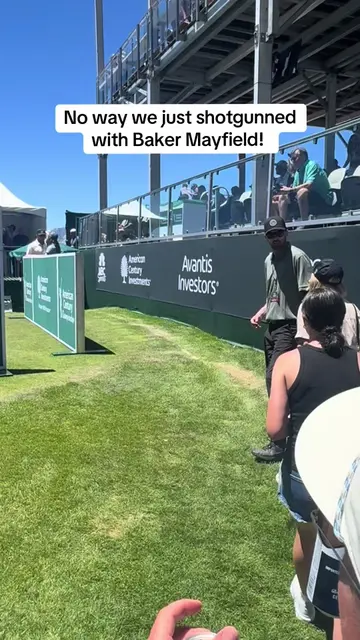 Safe to say we’re best friends with Baker Mayfield now 🤣 the boys are living it