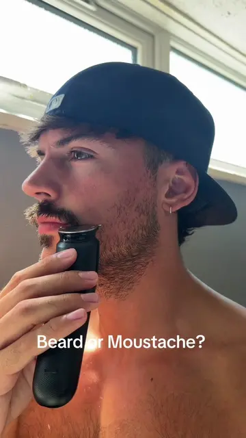 Beard or Moustache? #shave #cleanup #mustache #haircuts #trim 