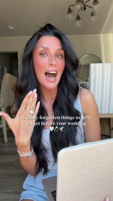 5 easily forgotten things to not forget on your wedding day!! 💍🤍🕊️ comment be