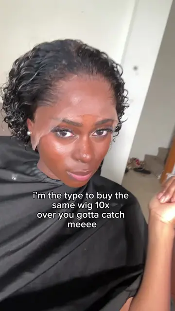 and evb thinks it’s my real hair 😹😹😹 #wig #lace #pixie #lacefront