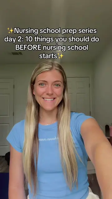 Nursing school prep series day 2: 10 things you should do BEFORE nursing school 