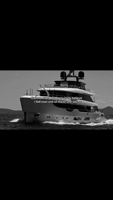 Call me crazy but I genuinely believe I will own one of these one day. #yacht #d