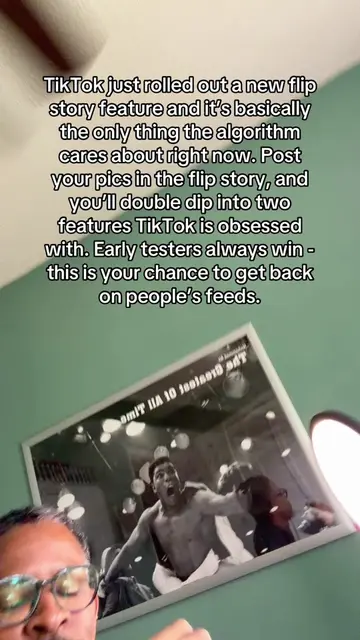 TikTok flip story feature. How to use flip story. Flip story trend. #flipstory #