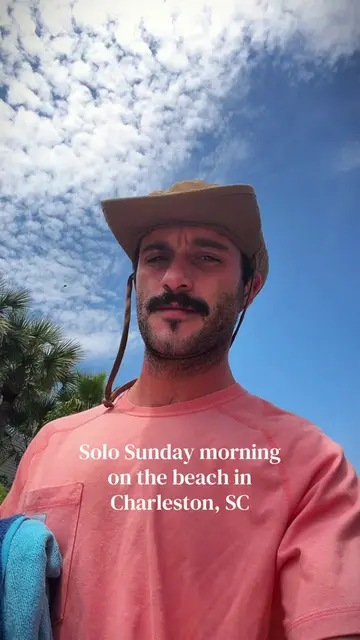 The key to a successful Sunday starts with a solo side quest on the beach #charl