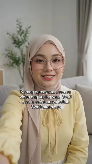 Ramai yang tanya macam mana Syafi buat video “bag kuning” ni 🤭 Sebenarnya semua