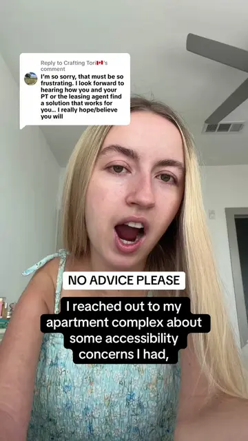 Replying to @Crafting Tori🇨🇦 Update on accessibility concerns in my new apartm
