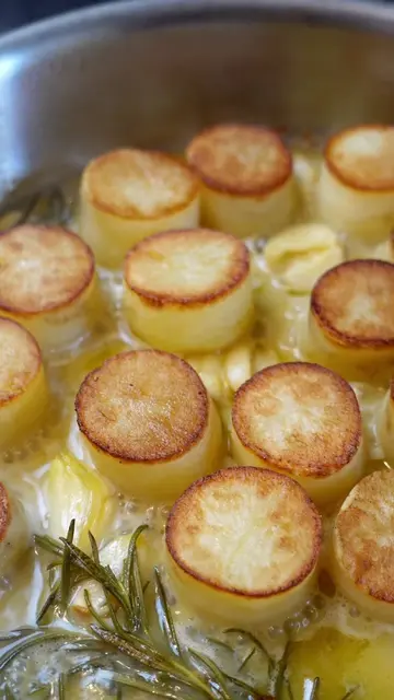 How to make fondant potatoes #fondantpotatoes #potato 
