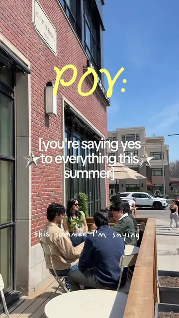 this summer i'm saying yes to everything☀️ and one thing that's made summer plan