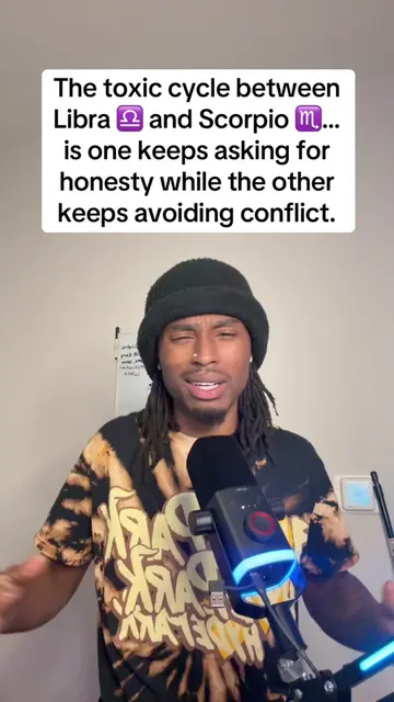 The toxic cycle between libra ♎️ and Scorpio ♏️ #fyp #libra  #scorpio #zodiactik