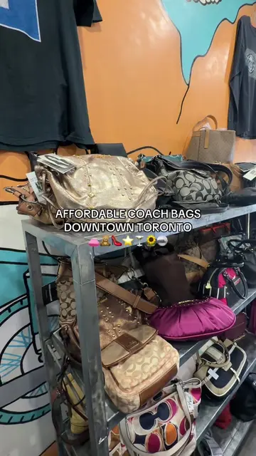 Affordable Coach bags spotted in downtown Toronto 👀 There were so many cute pie