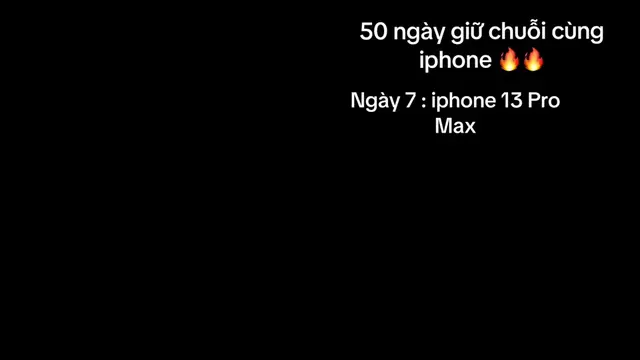 Ngày 7 | iphone 13 Pro Max | máy cho hssv #iphone13promax#apple#giuchuoi#foryou 
