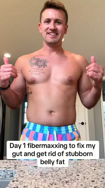 Day 1 fibermaxxing to get rid of stubborn belly fat. I’ve gotten super lean in t