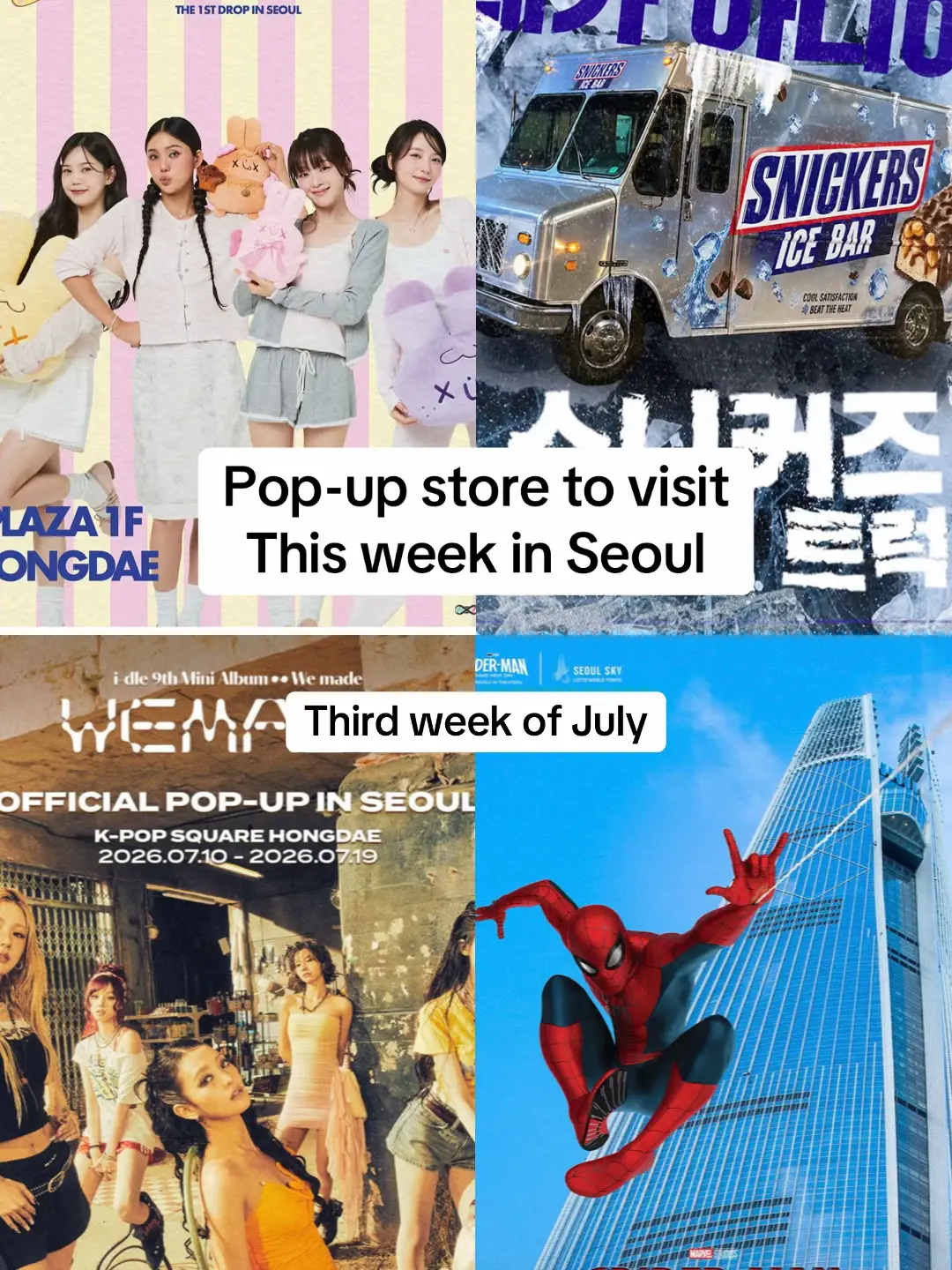 A new week means new pop-ups to explore! Whether you're into beauty, fashion, cu