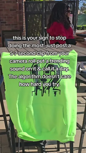 The algorithm rewards consistency, not suffering. 😂 Follow for simple TikTok gr