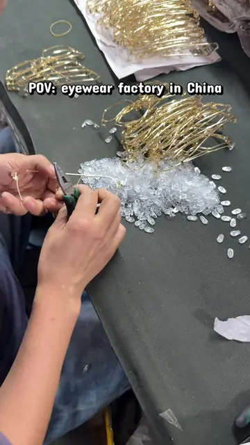 POV: eyewear factory in China #factory #eyewear #glasses #B2B #wholesale 