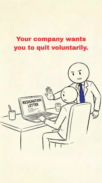 Your company wants you to quit voluntarily. #finance #animation #uktiktok #usato