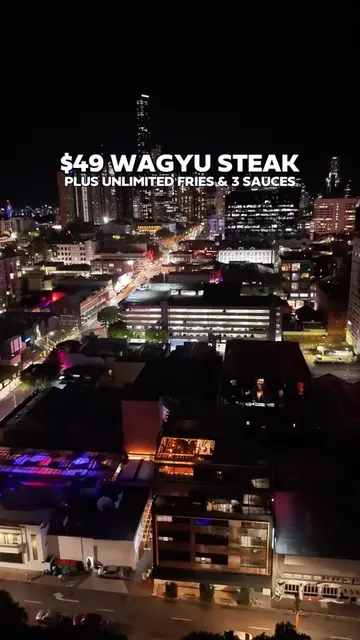 [ MUST TRY ] BRISBANE ROOFTOP LAUNCHES A $49 WEDNESDAY STEAK NIGHT WITH UNLIMITE